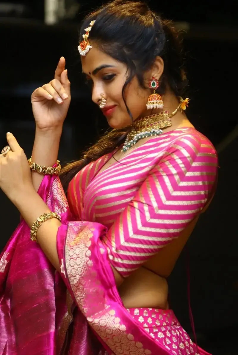 TELUGU ACTRESS DIVI VADTHYA AT RUDRANGI MOVIE PRE RELEASE EVENT 2